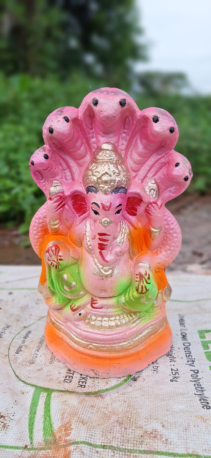 Babul idol workshop b7.2 Ganesh Mold for Making Idol | 15 inch Hight Ganesh Idol Making Mold | Eco Friendly Ganesh murti Making DIY kit and Powder
