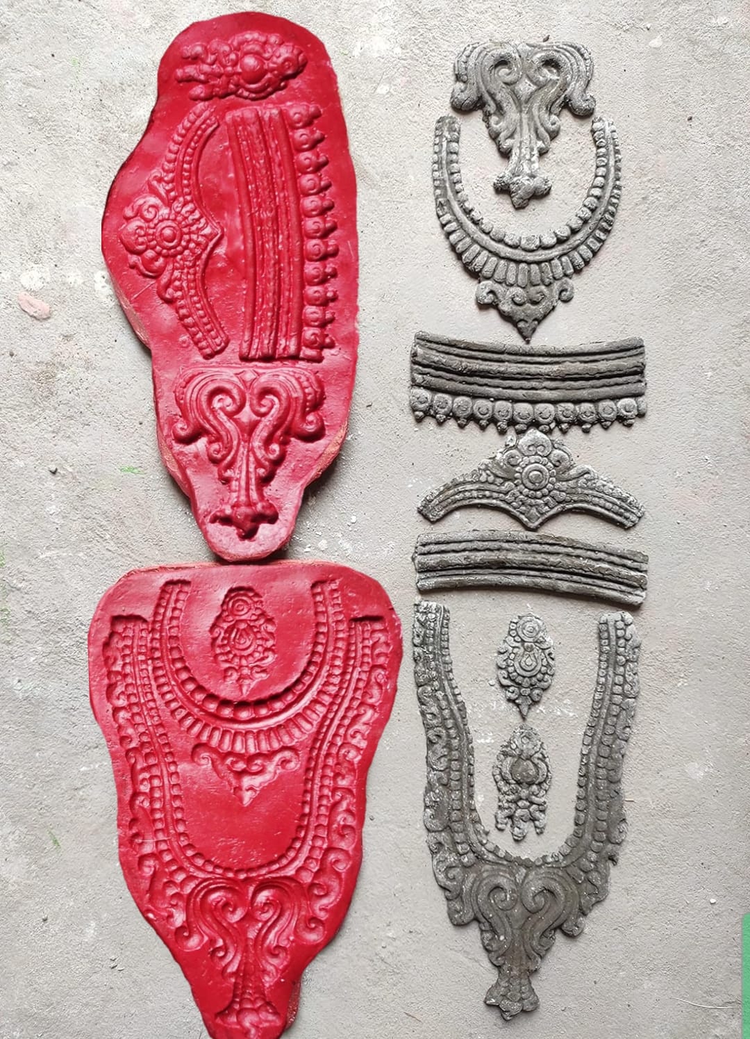 Babul idol workshop B1 ledis Idol Ornaments Mold | Thish Item are Coverage 3-7 feet murti | high qulity Fiber Mould Work in Clay | This Item are uses Female Idol - Durga,LAXMI,Saraswati,AMBIKA ect...