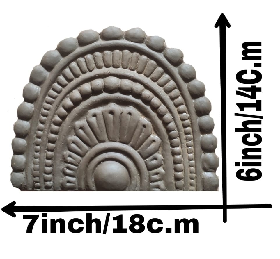 Babul Idol Workshop B21 Background Design Making Mold | Singhasan Design Mold Fiber Mold