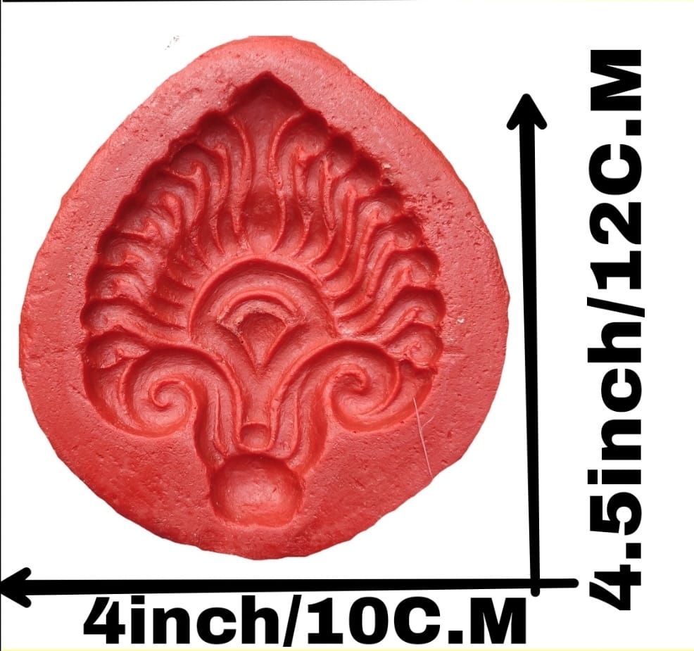 Babul Idol Workshop B23 Background Flower Design Mold | New Idol Background Design Fiber Mold