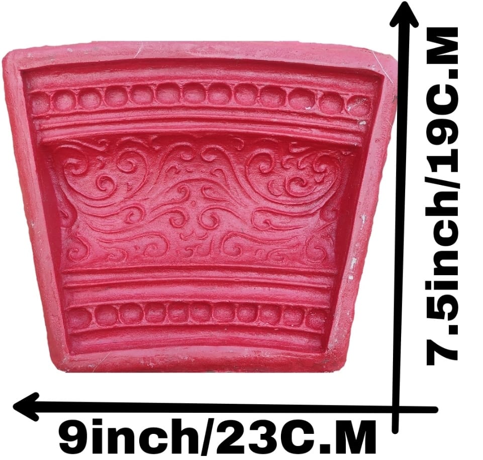 Babul Idol Workshop B25 Background Round Round Design Making Mold Fiber