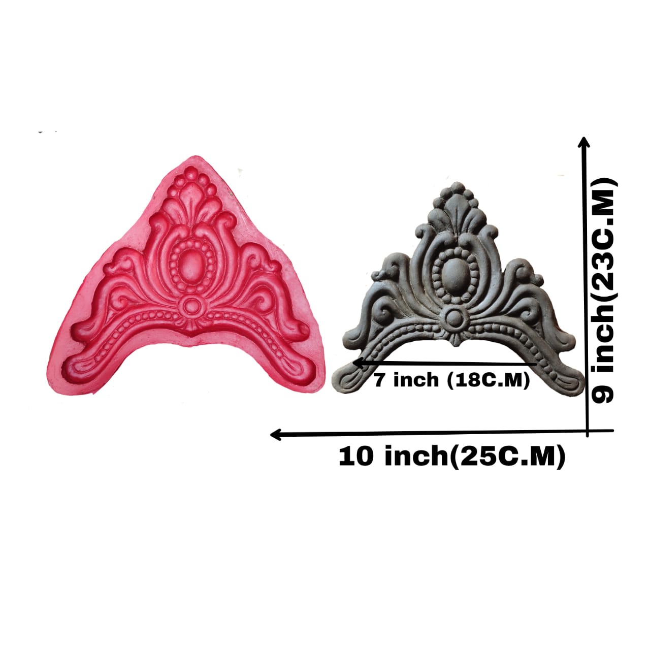 Babul idol workshop B35 ledis Idol mukut Mold | Thish Item are Coverage 3-7 feet murti | high qulity Fiber Mould Work in Clay | This Item are uses Female Idol - Durga,LAXMI ECT