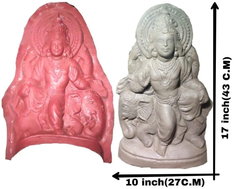 Babul idol workshop b12 biswakarma Mold for Making Idol | 17 inch Hight Ganesh Idol Making Mold | Eco Friendly viswakarma murti Making DIY kit and Powder