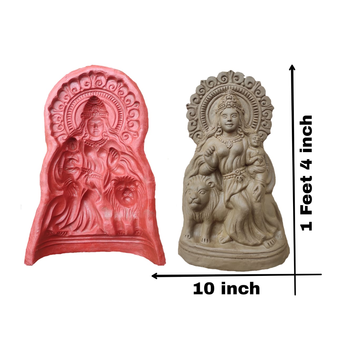 Babul idol workshop B33 Khudurukuni Idol Making Mold 1 feet 4 inch Idol Purpose (Fiber) | Bhalukuni MATA ke Sancha | Khudurukuni Sancha | Khudurukuni Idol Full Mold