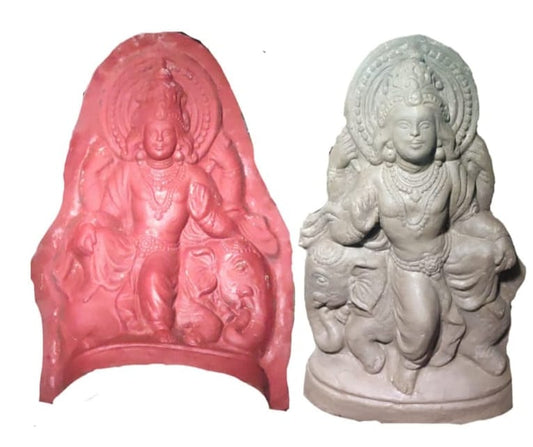 Babul idol workshop b12 biswakarma Mold for Making Idol | 17 inch Hight Ganesh Idol Making Mold | Eco Friendly viswakarma murti Making DIY kit and Powder