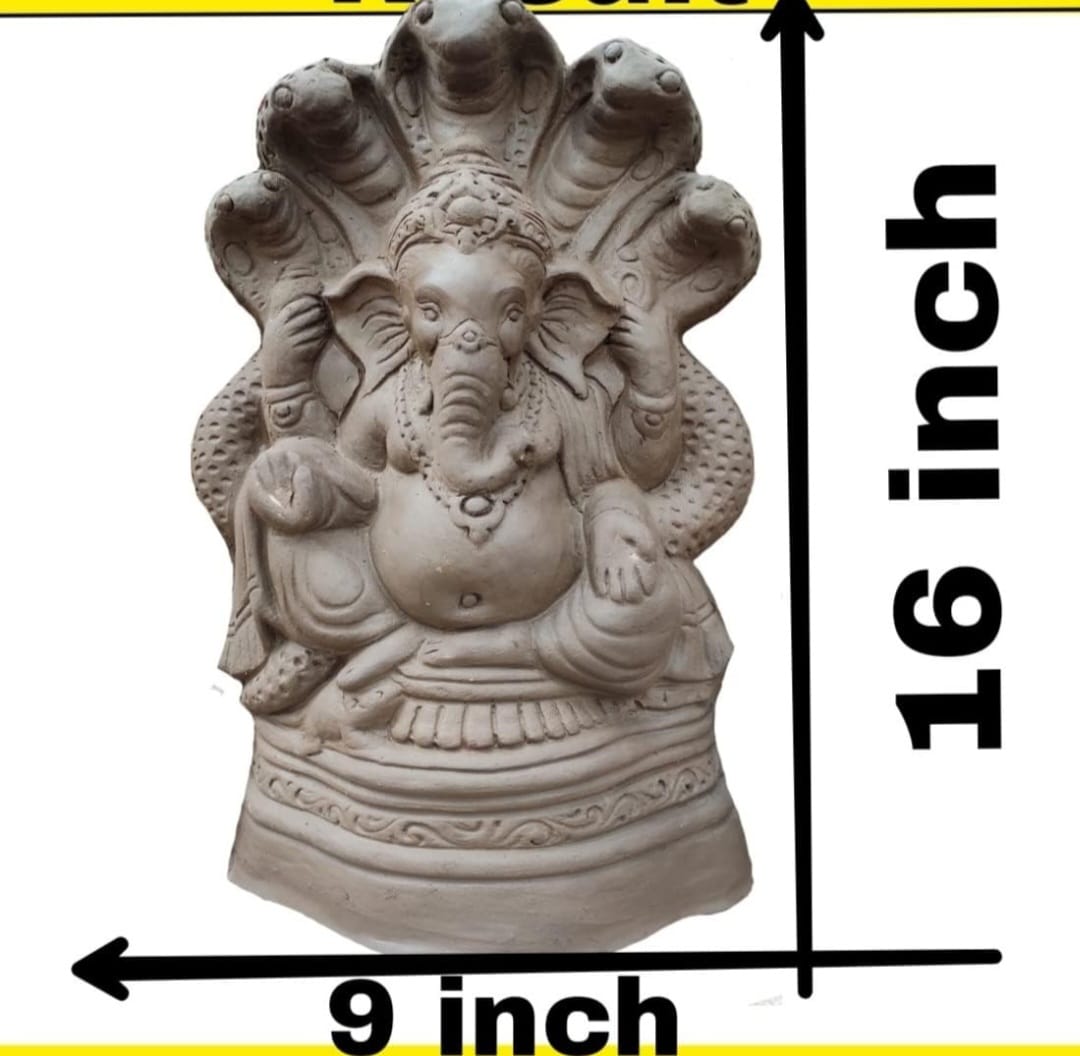 Babul idol workshop b7.2 Ganesh Mold for Making Idol | 15 inch Hight Ganesh Idol Making Mold | Eco Friendly Ganesh murti Making DIY kit and Powder