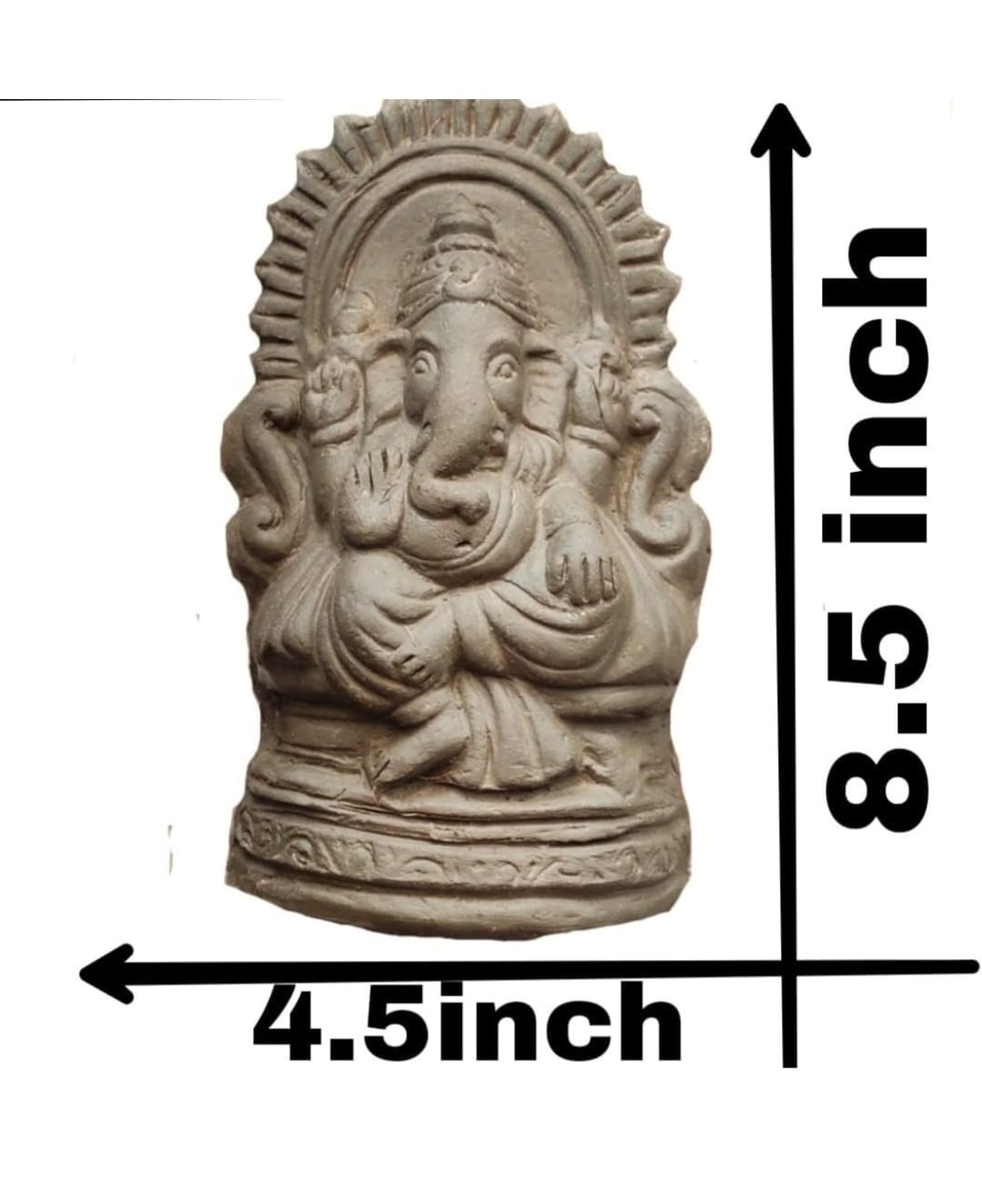 Babul idol workshop b28 Ganesh Mold for Making Idol | 8 inch Hight Ganesh Idol Making Mold | Eco Friendly Ganesh murti Making DIY kit and Powder