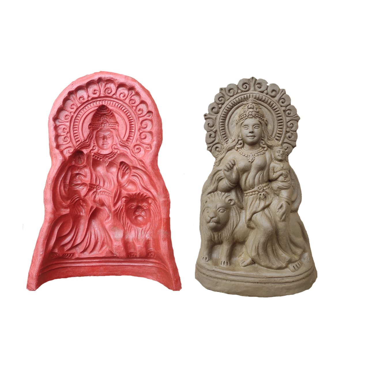 Babul idol workshop B33 Khudurukuni Idol Making Mold 1 feet 4 inch Idol Purpose (Fiber) | Bhalukuni MATA ke Sancha | Khudurukuni Sancha | Khudurukuni Idol Full Mold