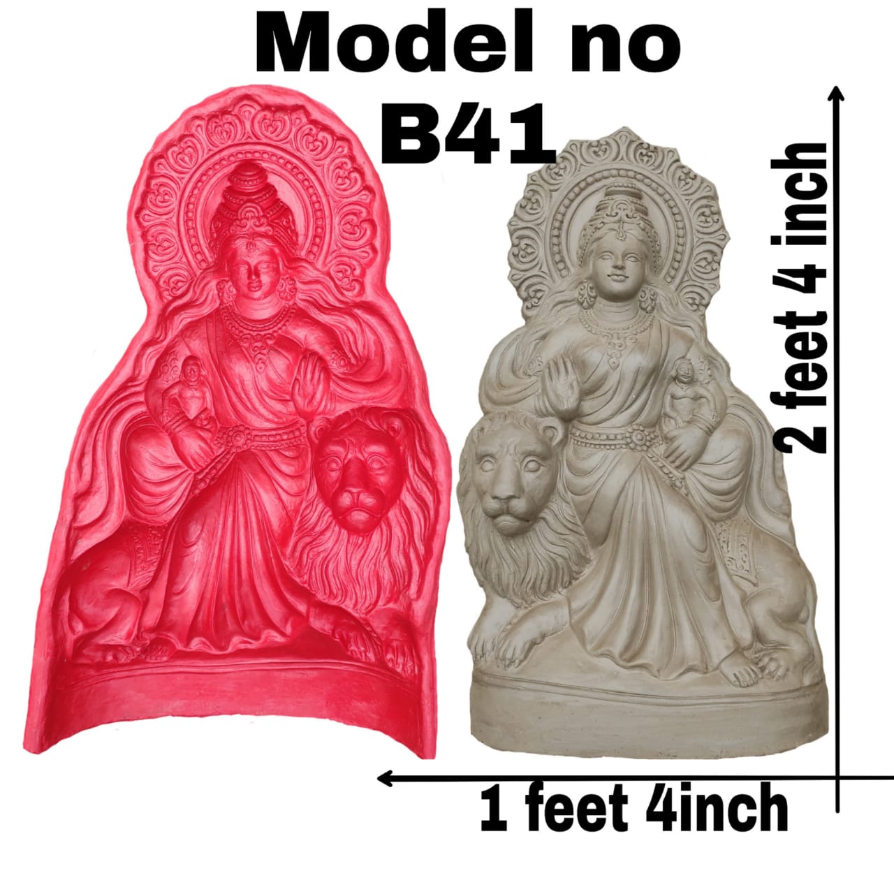 Babul idol workshop B41 Khudurukuni Idol Making Mold 2 feet 4 inch Idol Purpose (Fiber) | Bhalukuni MATA ke Sancha | Khudurukuni Sancha | Khudurukuni Idol Full Mold