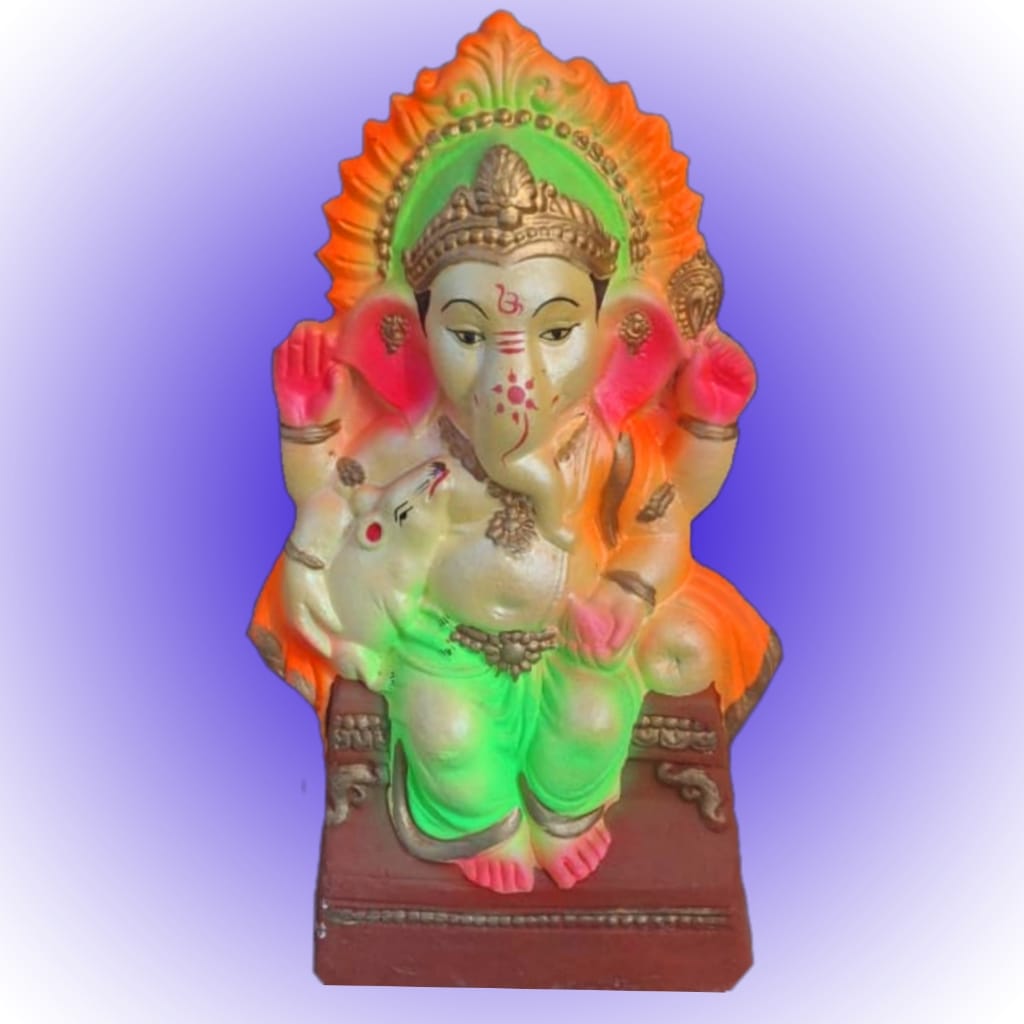 Babul idol workshop B51 Ganesh mold for making idol | 1 feet 4 inch hight Ganesh idol making mold | Eco friendly ganesh murti making DIY kit and powder